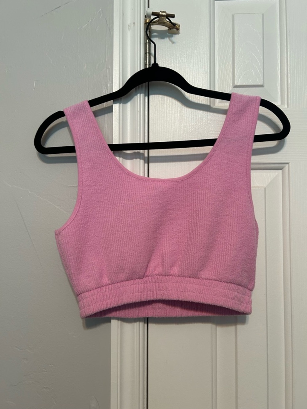 Hello Kitty Pink Graphic Crop Tank Top - Picture 2 of 3